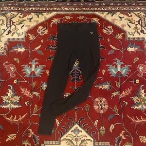 Victoria Secret Pink Black Leggings
